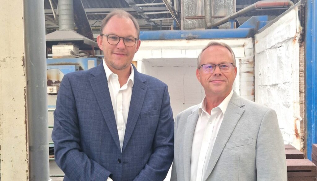 Gareth Snell with Tim Evans