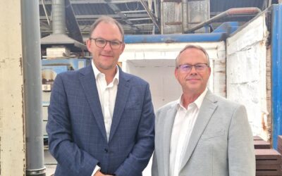Gareth Snell with Tim Evans