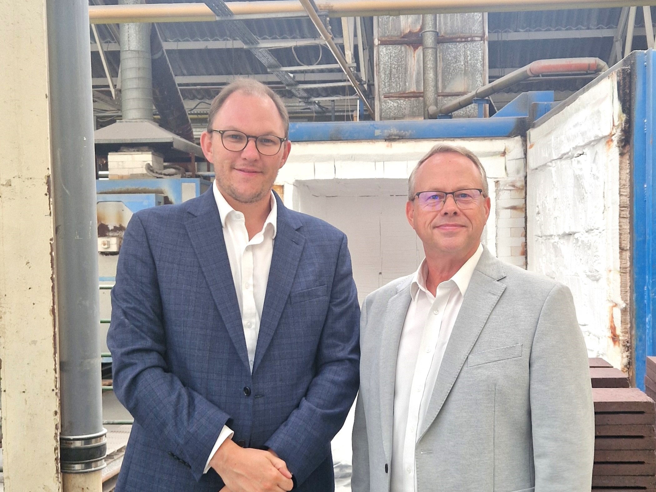 Gareth Snell with Tim Evans